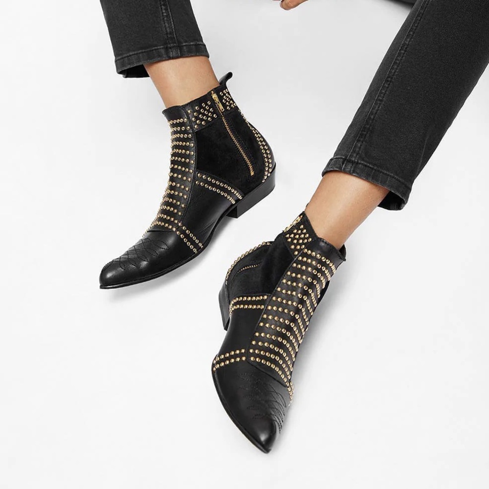 ANINE BING Charlie Studded Boot